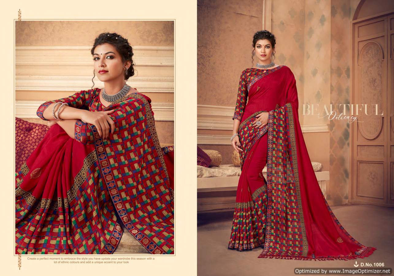 Shravya Monaco Exclusive Casual Wear Designer Silk Saree Collection