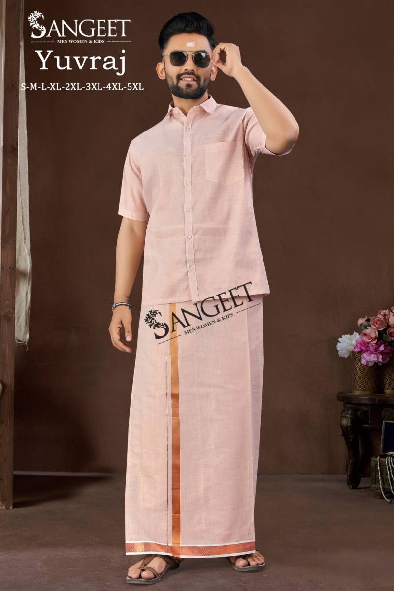 Sangeet Yuvraj Mens Silk Shirt With Vesti Bulk Orders In India