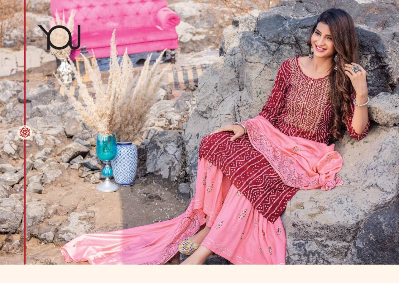 Wanna Malhaar Fancy Festive Wear Designer Kurti With Sharara And Dupatta Collection