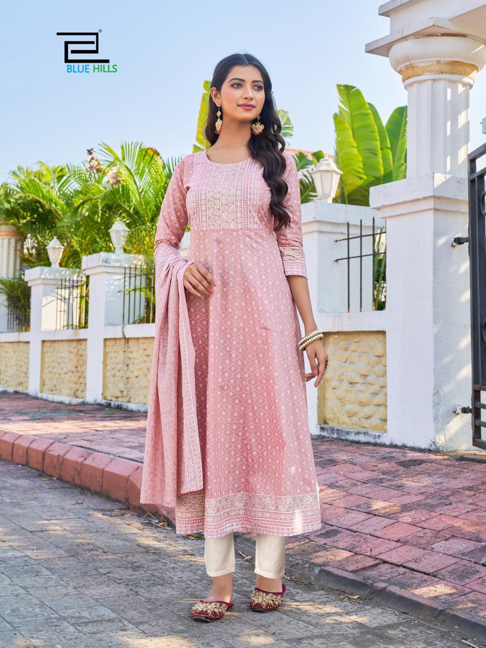 Blue Hills Capture 3 Fancy Exclusive Festive Wear Cotton Cambric Ready Made Collection