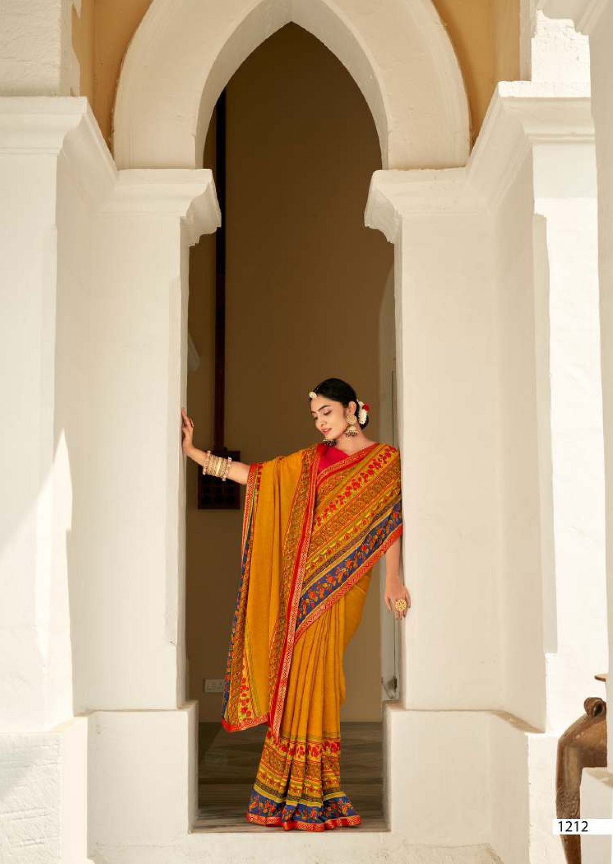 Laxminam Shruthi 2 Casual Wear Georgette Printed Designer Saree Collection