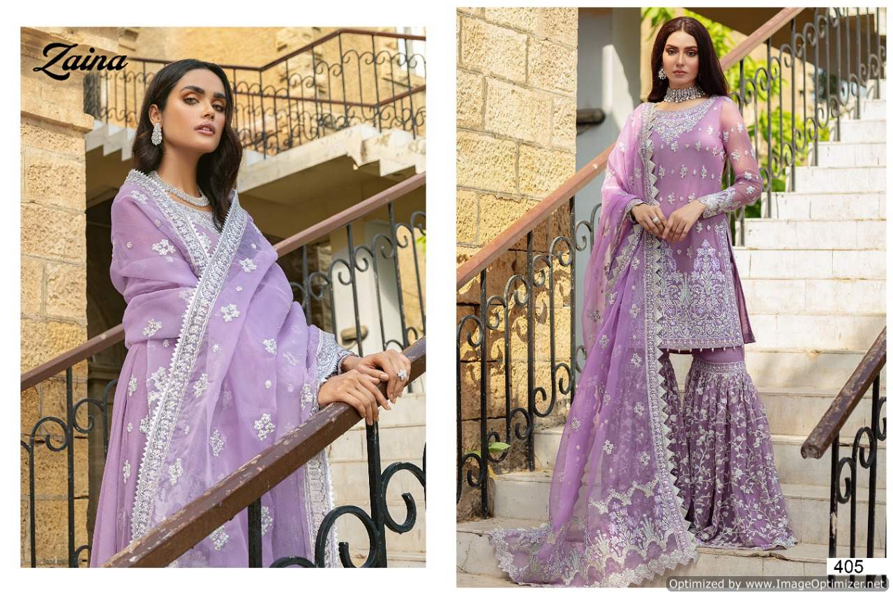 Zaina 13 Exclusive Georgette Wedding Wear Premium Pakistani Salwar Kameez Collection