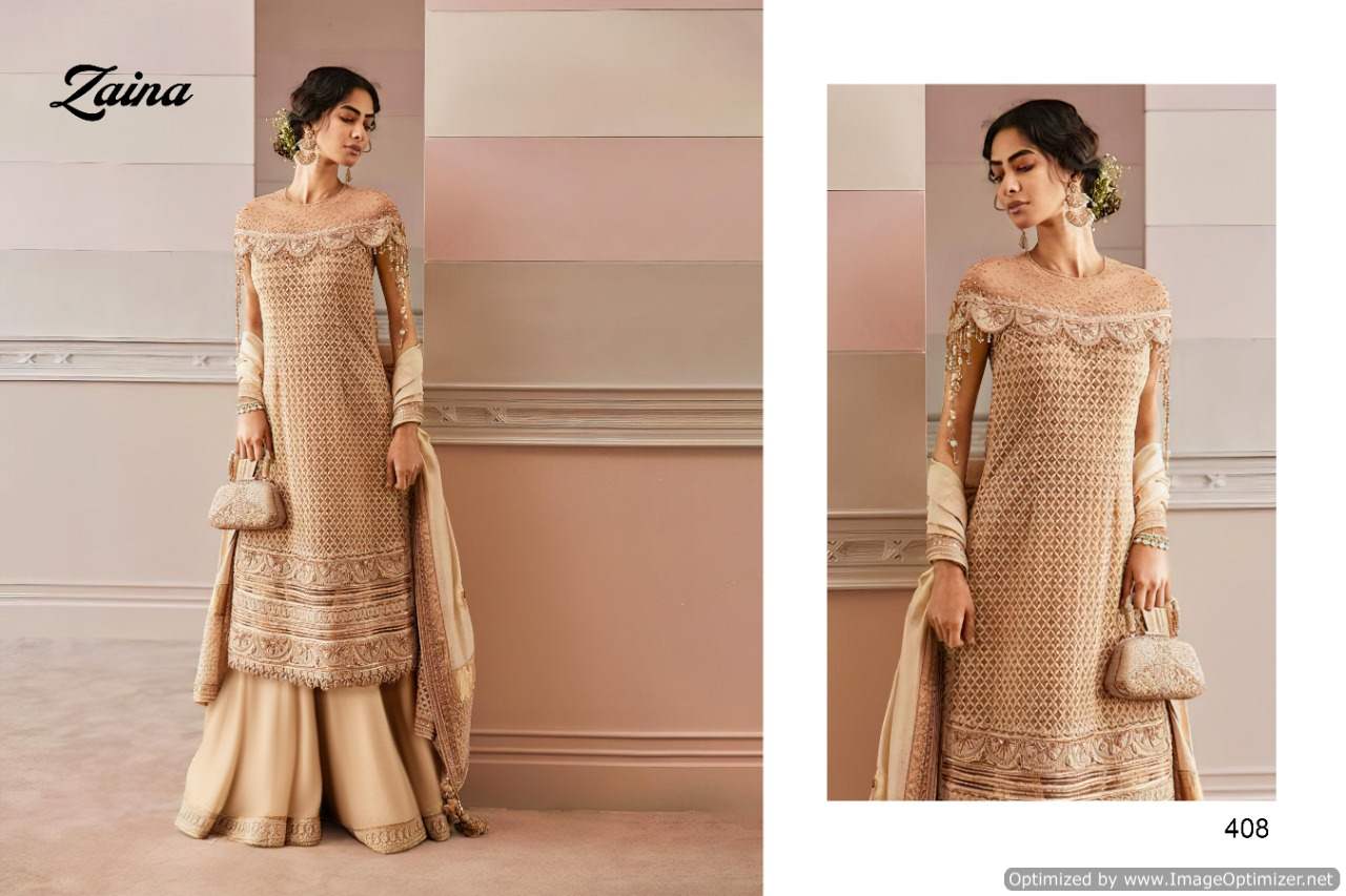 Zaina 13 Exclusive Georgette Wedding Wear Premium Pakistani Salwar Kameez Collection