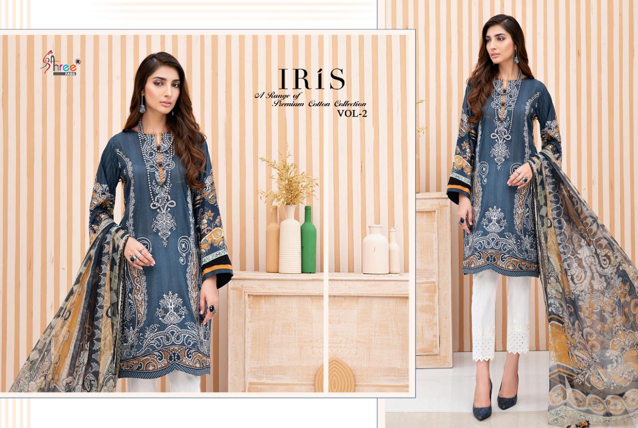 Shree Fab irish Vol 2 Launched Latest Designer And Stylish Printed Designs  Pure Jam Cotton With Print And Exclusive Embroidery Work Salwar Suit  
