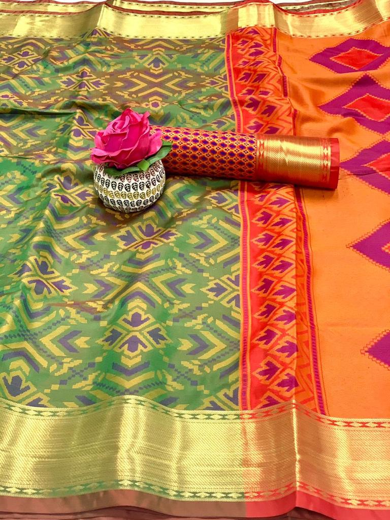 Patola Silk 7 Fancy Party Wear Designer Heavy Patola Silk Saree Collection