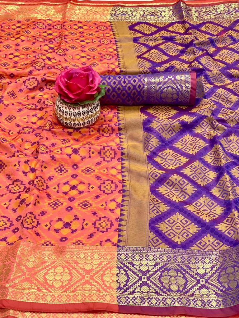 Patola Silk 7 Fancy Party Wear Designer Heavy Patola Silk Saree Collection