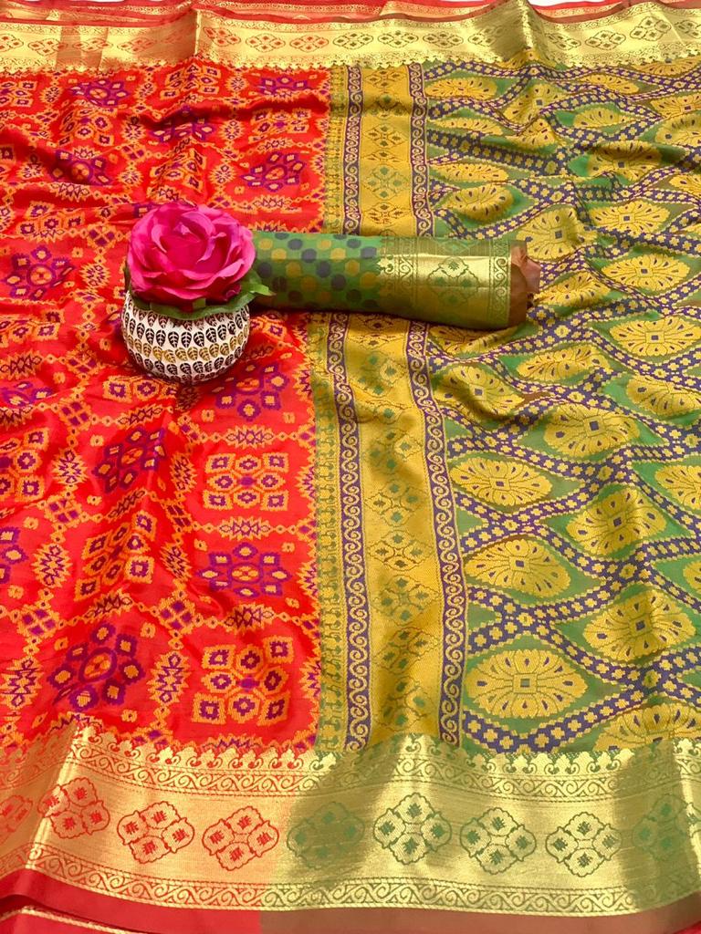 Patola Silk 7 Fancy Party Wear Designer Heavy Patola Silk Saree Collection