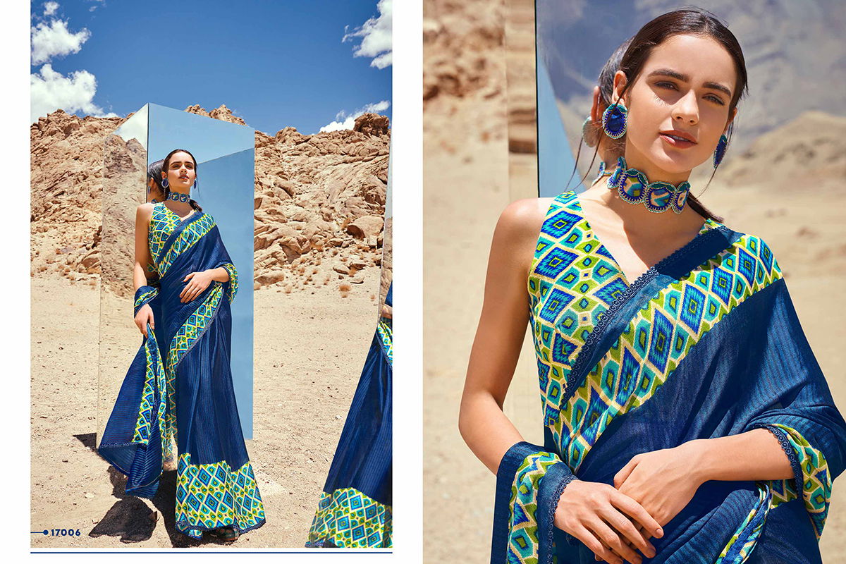 Sanskar Reflaction Latest Regular Wear Georgette Printed Saree Collection