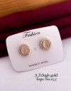 Diamond Kundan And High Gold Earrings Exporters in India