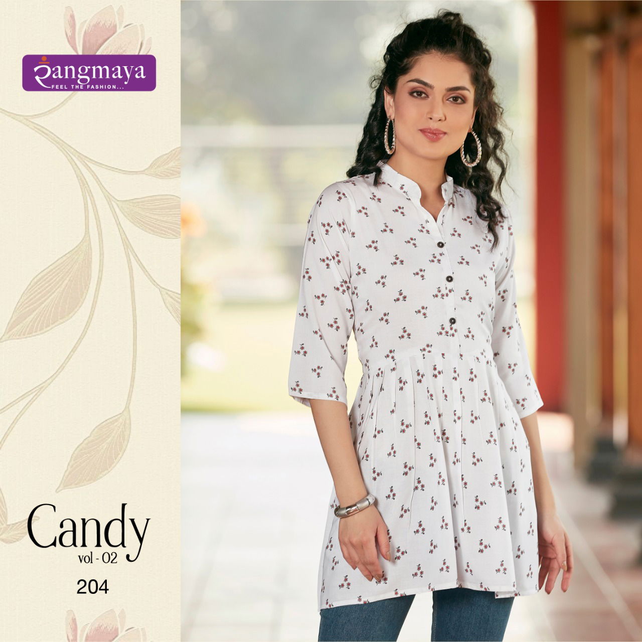 Rangmaya Candy 2 Classic Casual Wear Rayon Ladies Top Collection