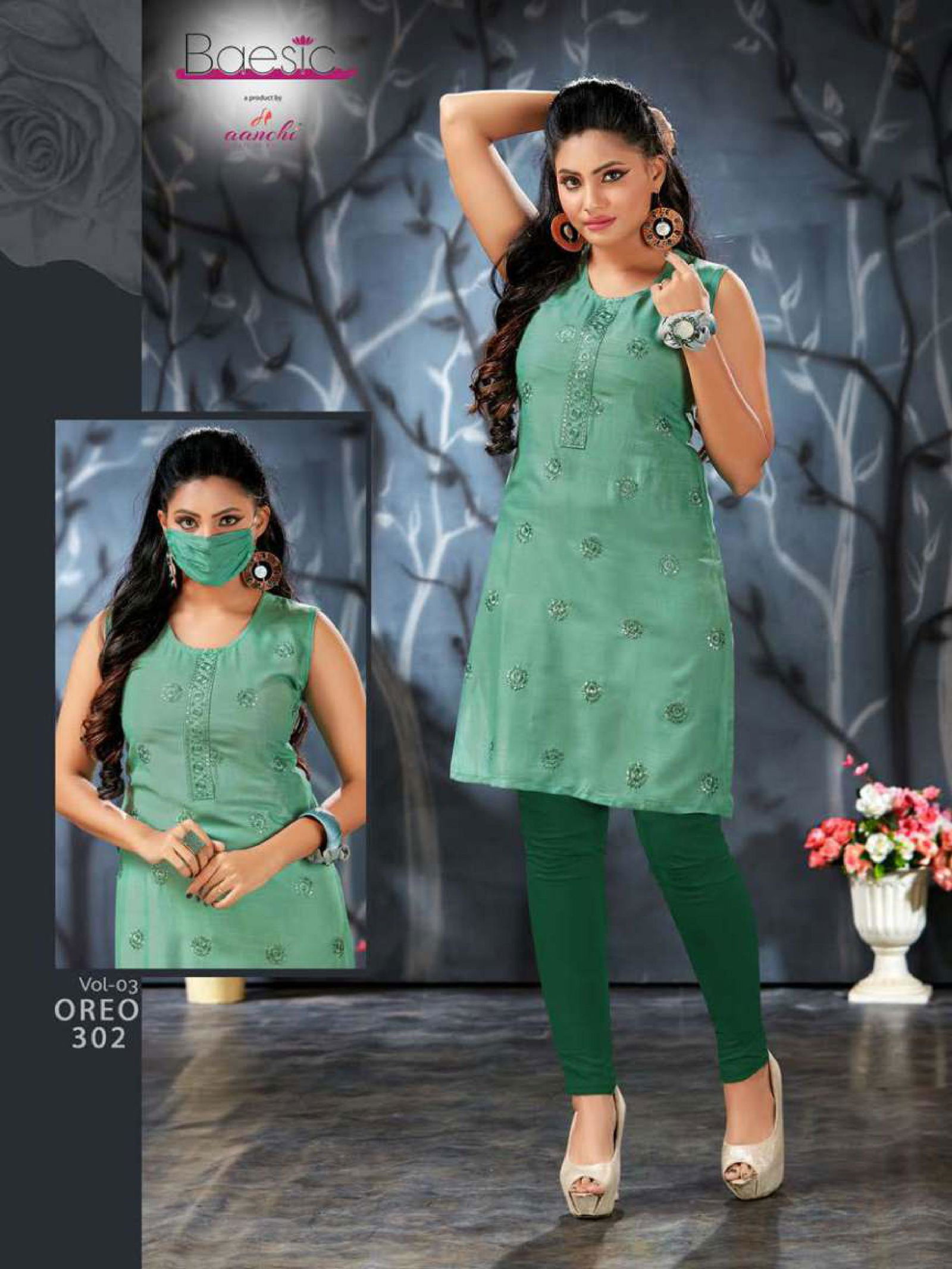 Aanchi Oreo 3 Casual Daily Wear Rayon Slub Designer Kurti Collection