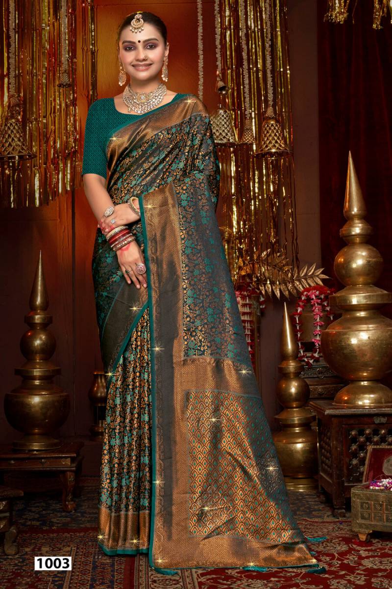 Keher Silk Vol 2 By Saroj Silk With Swarovski Work Saree Wholesale In India