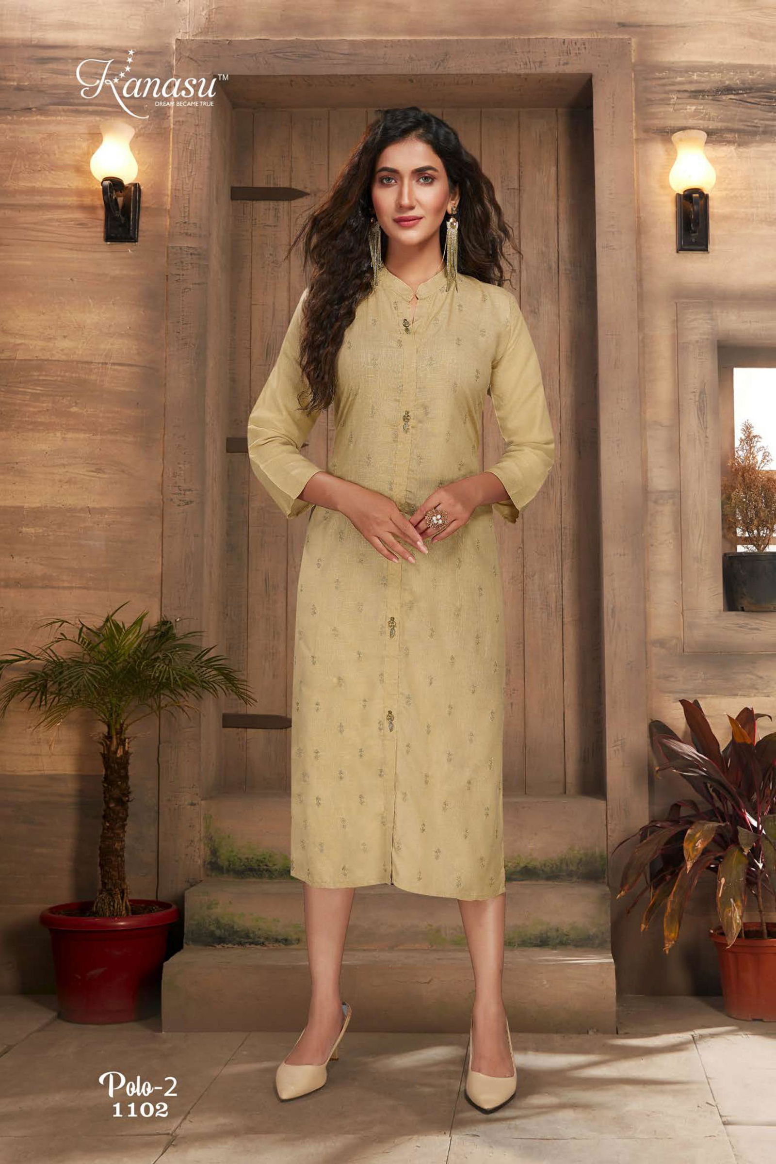 Kanasu Polo 2 Classic Fancy Wear Rayon Designer Kurti Collection