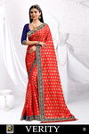 Ronisha Verity Latest Designer Festive Wear Jacquard Embroidery Saree Collection