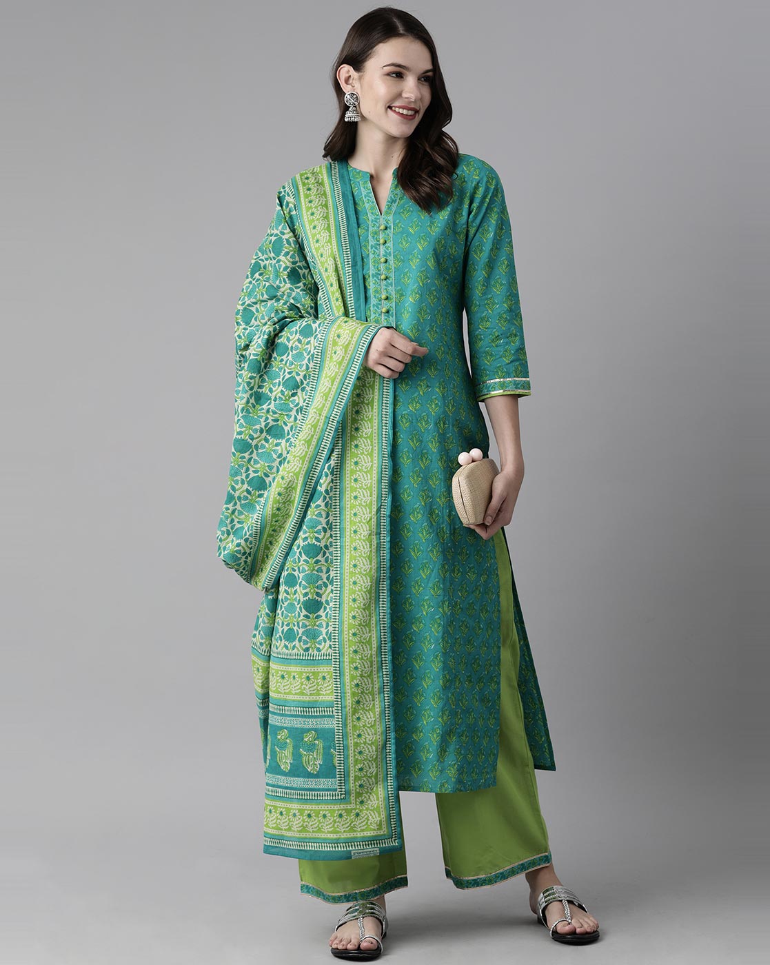Indo Era 32 Fancy Designer Ethnic Wear Printed Ready Made Collection