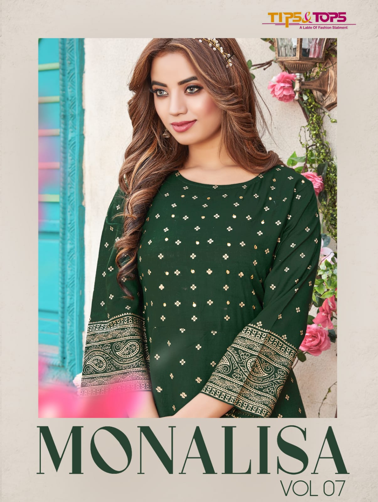 Tips Tops Monalisa Ethnic Wear Heavy Rayon Printed Anarkali Kurti Collection