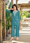 Vama Vol 5 By Ossm Viscos Vetican Silk Embroidery Bulk Co Ord Set Orders In India