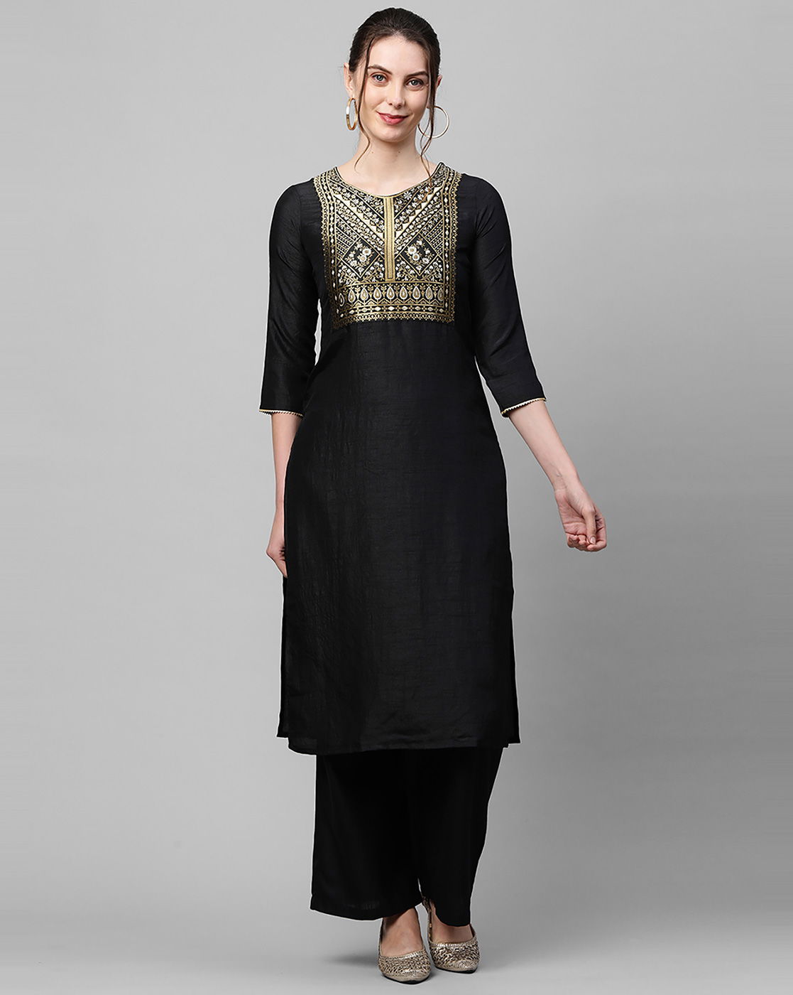Indo Era Yoke Kurta 36 Trendy Cotton Printed Ethnic Wear Stylish Cotton Kurtis Collection