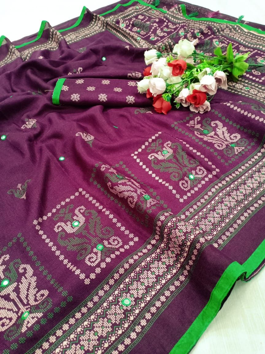 Shrishti Fancy Latest Ethnic Wear Jute Silk Saree Collection