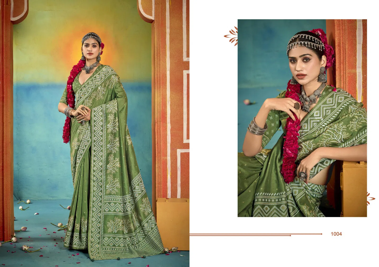 Sarangi By Shubh Shree Velvet Tusser Silk Saree Wholesale Market In Surat 