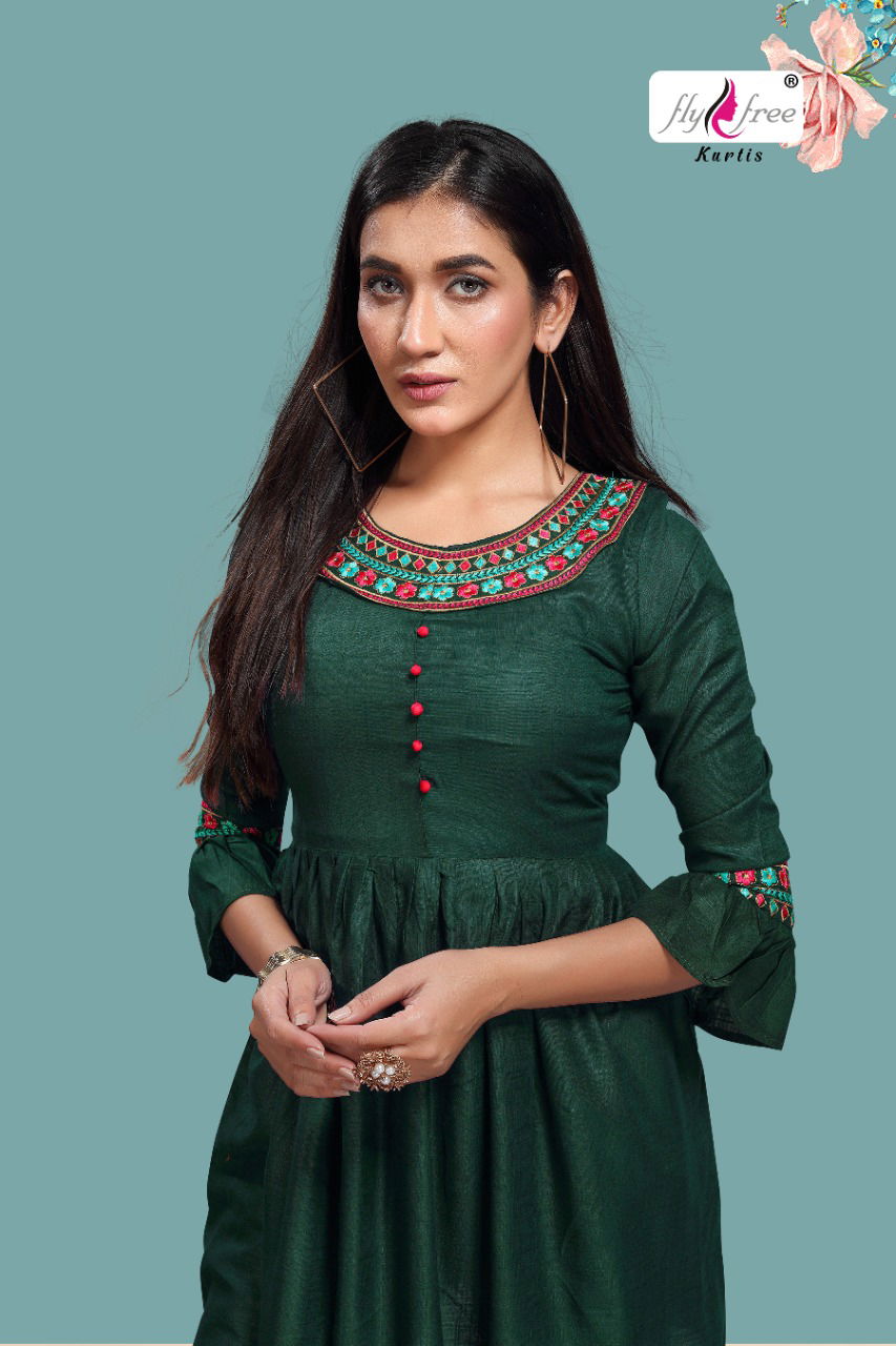 Fly Free Iconic 3 Fancy Ethnic Wear Designer Short Kurti Collection