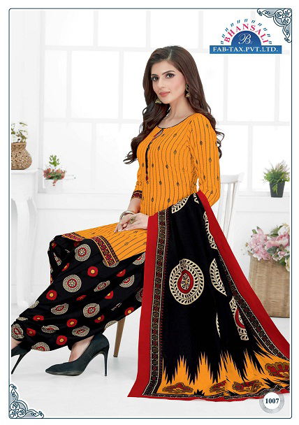 Bhansali Aashma Patiyala 10 Ready Made Regular Wear Cotton Printed Dress Collection