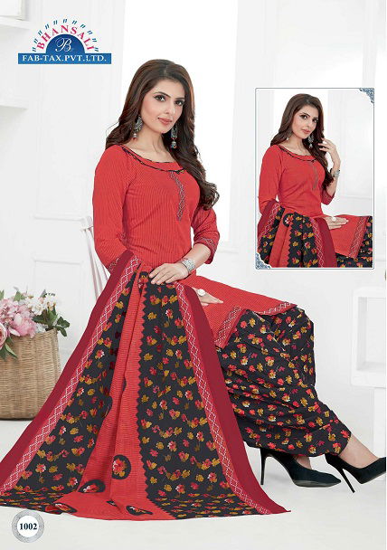 Bhansali Aashma Patiyala 10 Ready Made Regular Wear Cotton Printed Dress Collection
