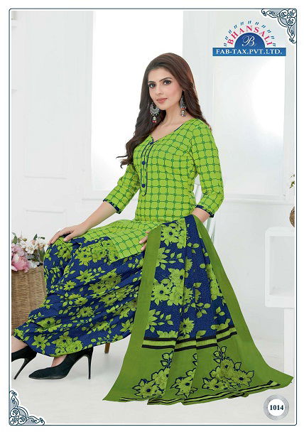 Bhansali Aashma Patiyala 10 Ready Made Regular Wear Cotton Printed Dress Collection