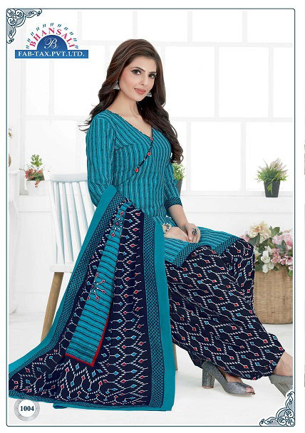 Bhansali Aashma Patiyala 10 Ready Made Regular Wear Cotton Printed Dress Collection