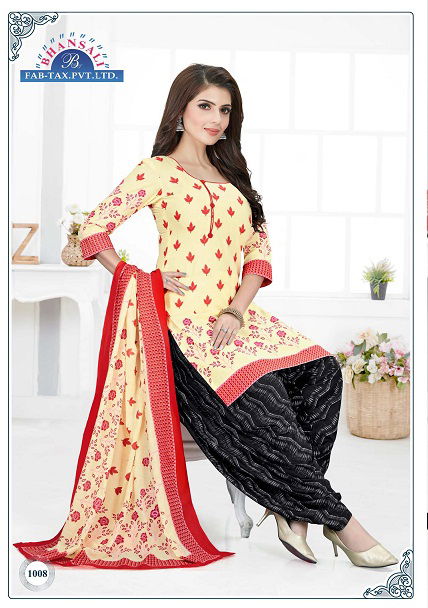 Bhansali Aashma Patiyala 10 Ready Made Regular Wear Cotton Printed Dress Collection