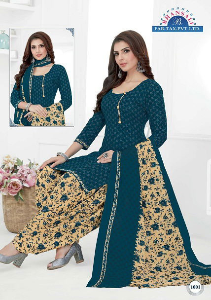 Bhansali Aashma Patiyala 10 Ready Made Regular Wear Cotton Printed Dress Collection