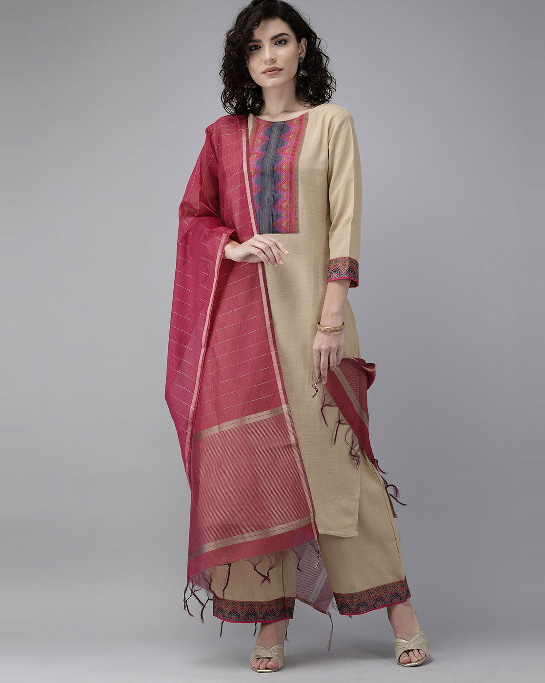 Indo Era Kurta 37 Trendy Stylish Ethnic Wear Cotton Printed Ready Made Collection