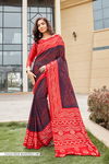 Apple Gajji Silk Bandhej Latest Designer Festive Wear Silk Saree Collection