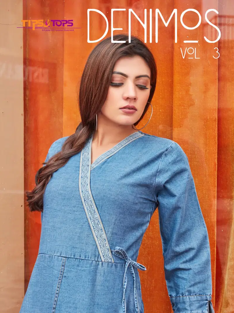 Tips Tops Denimos 3 Denim Ethnic Wear Designer Kurti Collection 