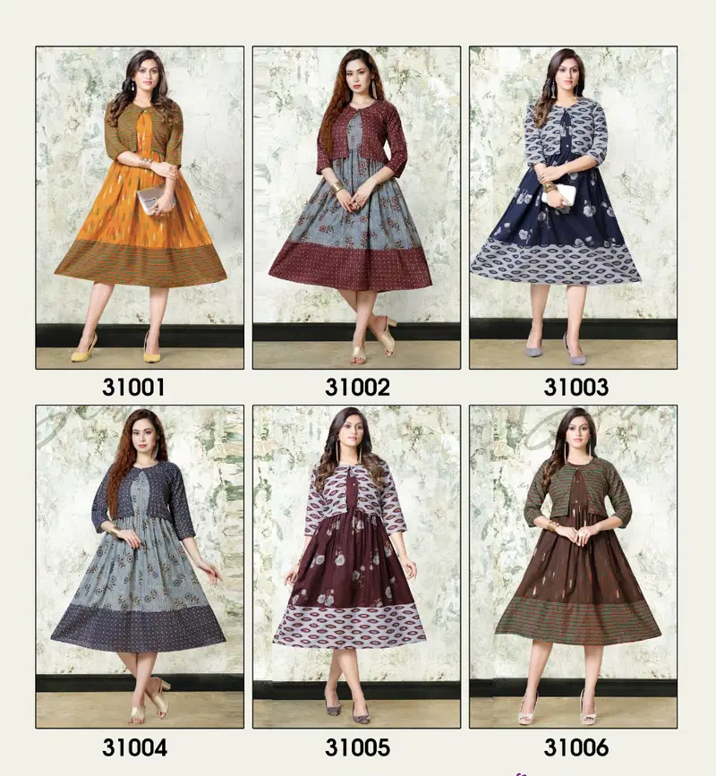 Mayra Gold Crunch 2 Ethnic Wear Fancy Designer Anarkali Kurti Collection