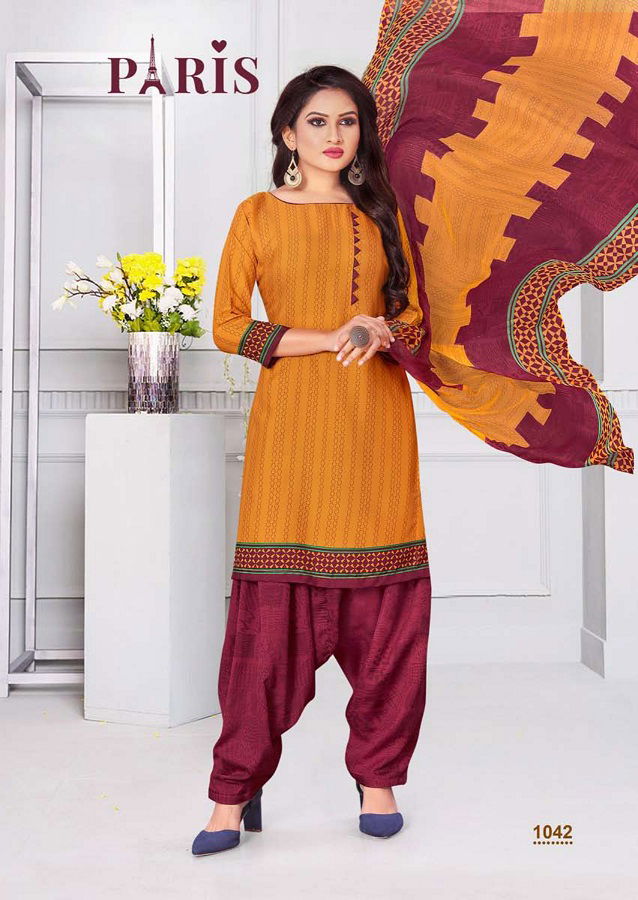 Amit Paris 4 Micro Synthethic Regular Wear Cotton Printed Dress Collection
