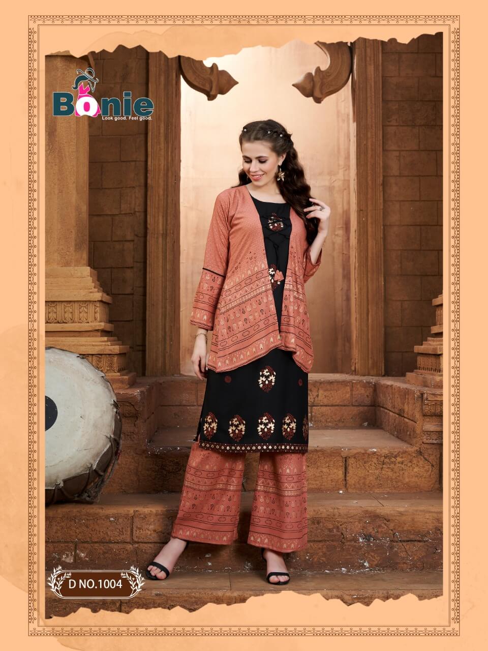 Bonie Mirror 3 Stylish Party Wear Rayon Kurti With Bottom Collection