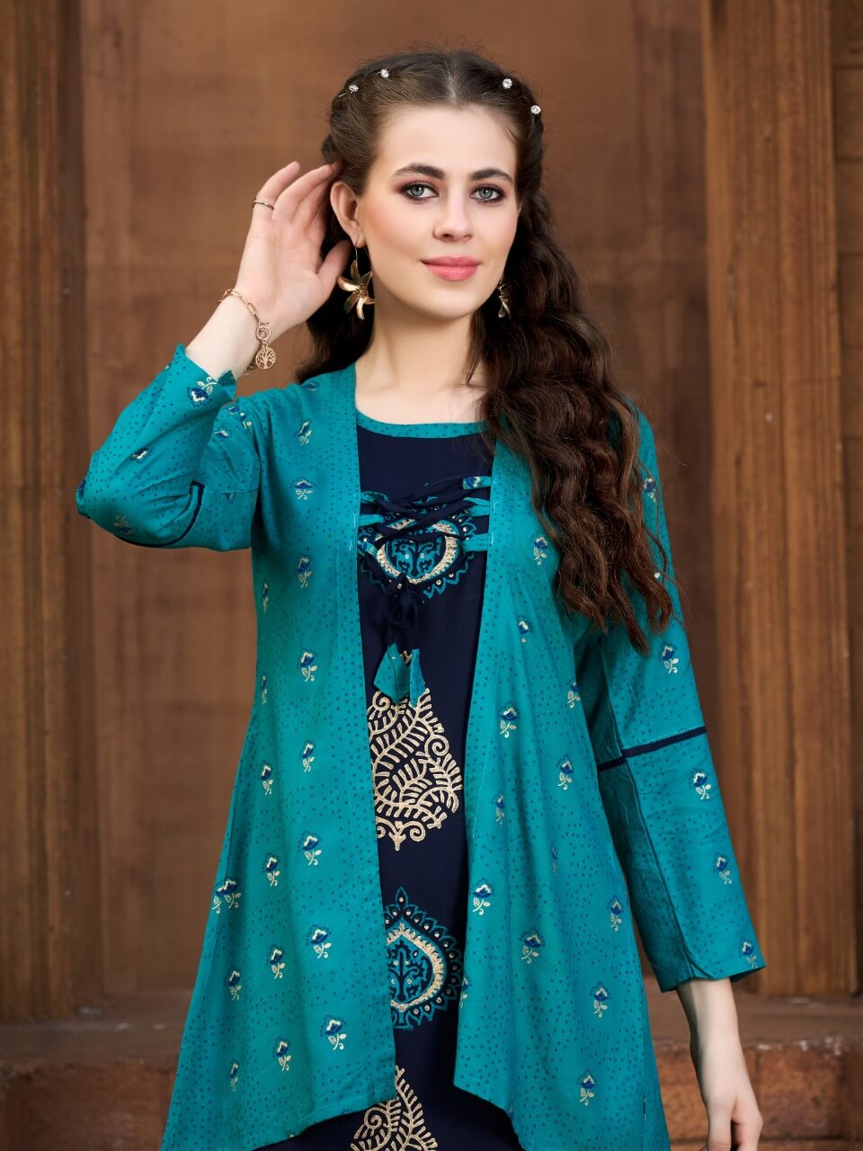 Bonie Mirror 3 Stylish Party Wear Rayon Kurti With Bottom Collection