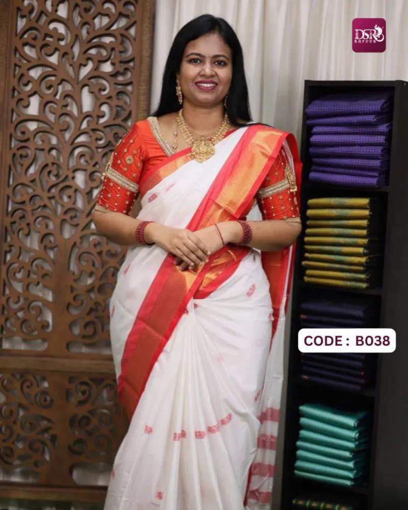 Aab Cotton Paithani 03 Mercerised Soft Silk Fancy Saree Wholesale Clothing Distributors In India