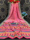 Monalisha 19 Casual Daily Wear Printed Linen Silk Designer Saree Collection
