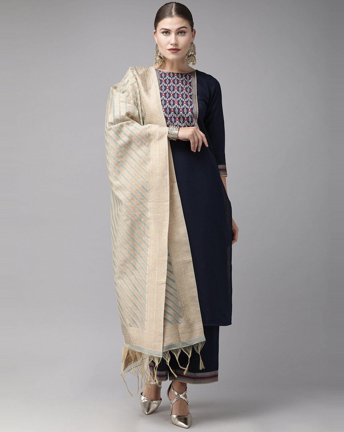 Indo Era Kurta 39 Trendy Fancy Ethnic Wear Cotton Printed Ready Made Collection