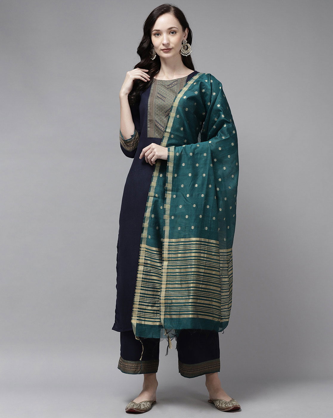 Indo Era Kurta 39 Trendy Fancy Ethnic Wear Cotton Printed Ready Made Collection