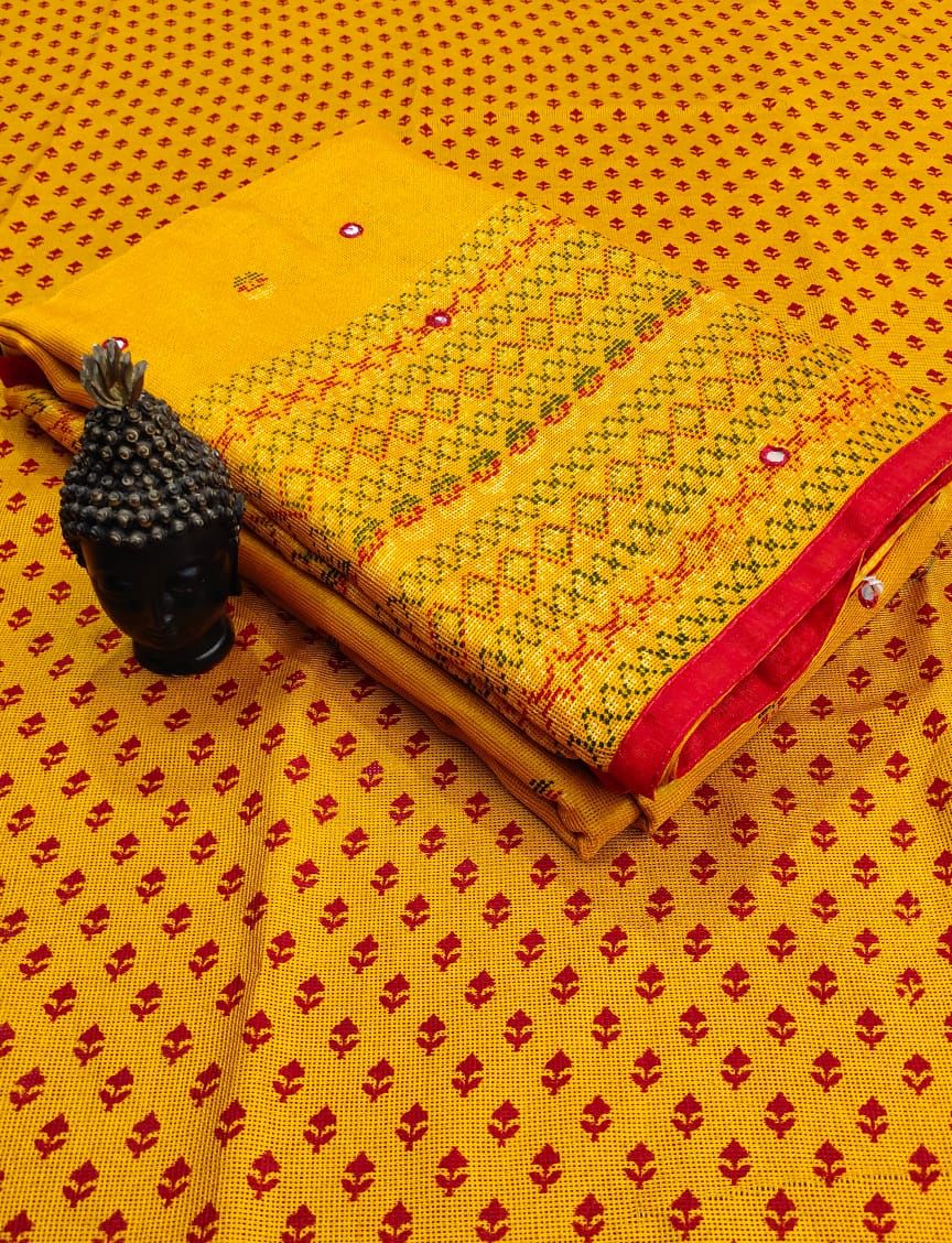Mihira 2 Fancy Ethnic Wear Linen Jute Silk Latest Saree Collection