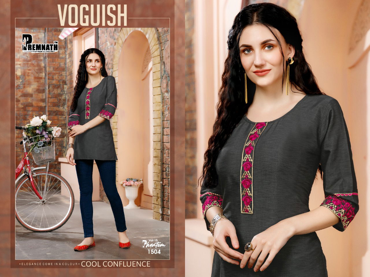 Premnath Phantom 15 Fancy Ethnic Wear Rayon Fancy Ladies Top Collection