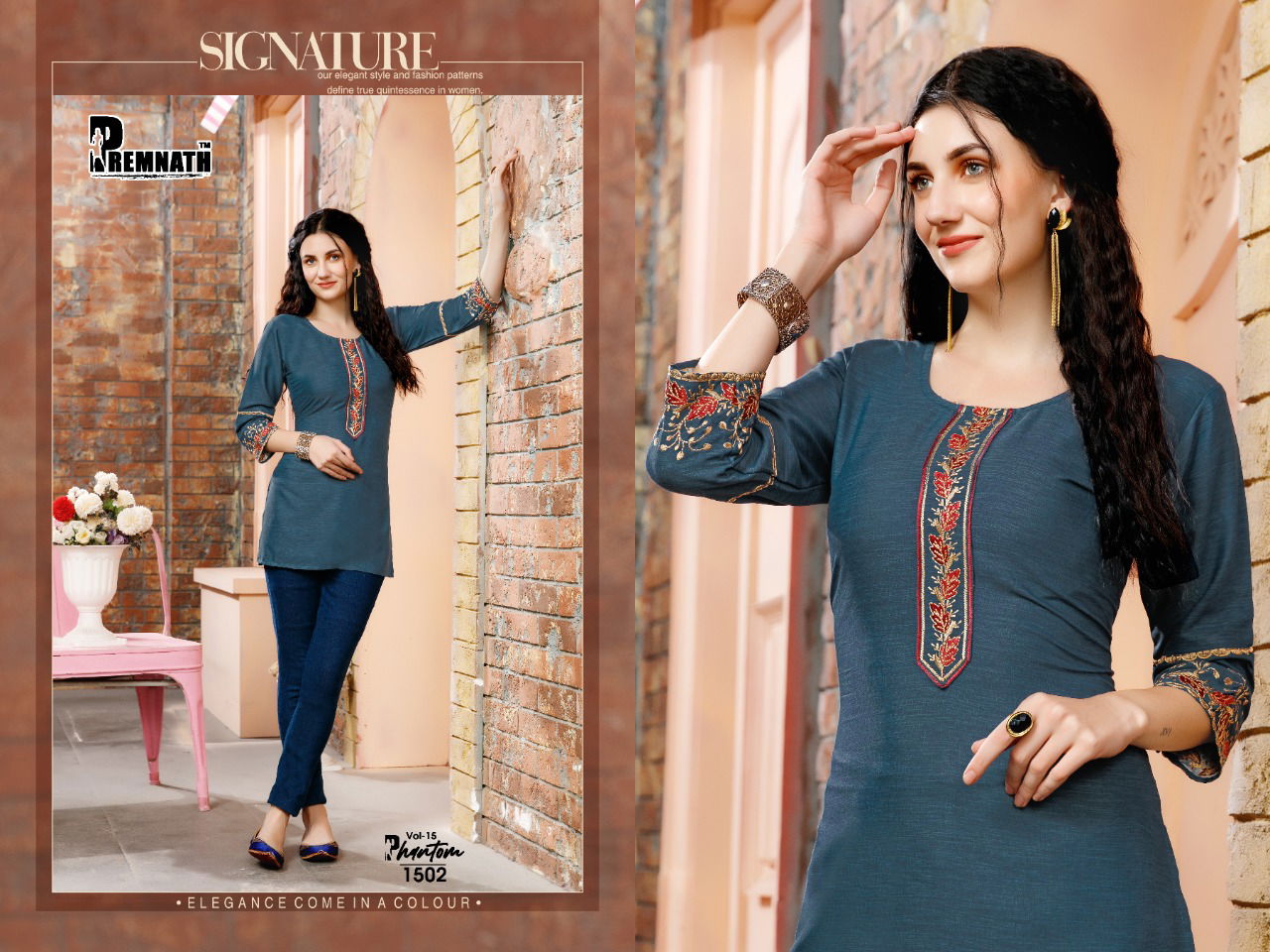 Premnath Phantom 15 Fancy Ethnic Wear Rayon Fancy Ladies Top Collection