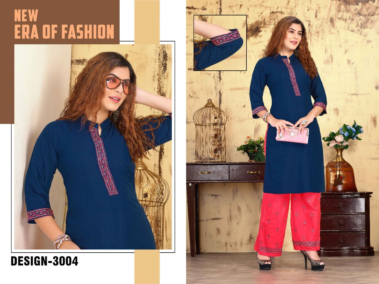 Beauty Queen Shahi Libas Casual Wear Rayon Printed Kurti With Bottom Collection