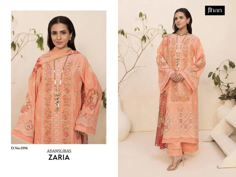 Adanslibas Zaria By Jihan Cotton Dupatta Pakistani Salwar Suits Wholesale Suppliers In Mumbai
