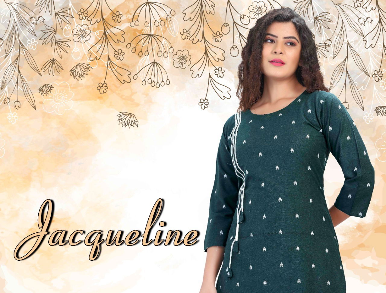 Beauty Queen Jacqueline Casual Daily Wear Cotton Printed Kurti With Bottom Collection