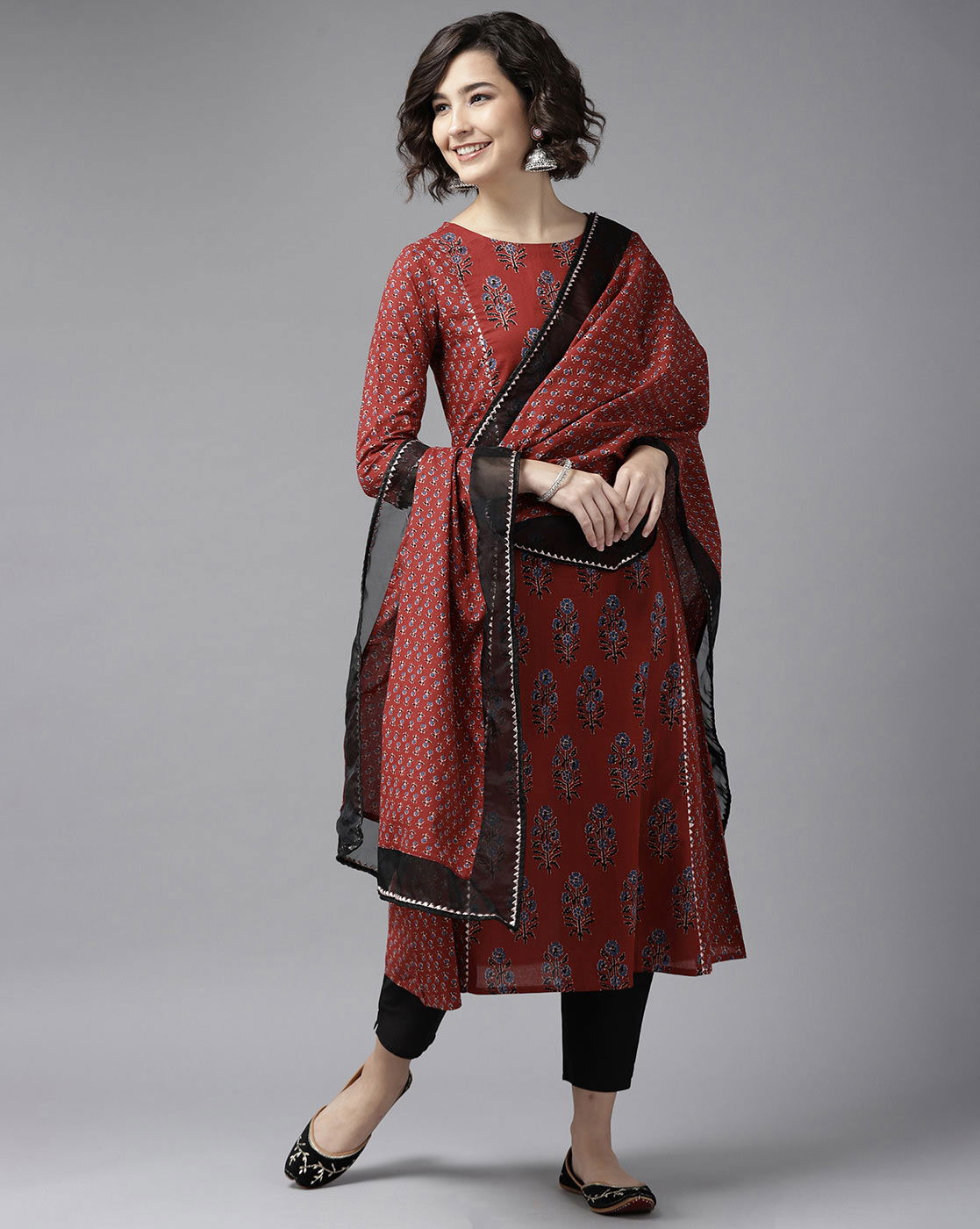 Indo Era Kurta 44 Festive Wear Cotton Printed Designer Ready Made Collection