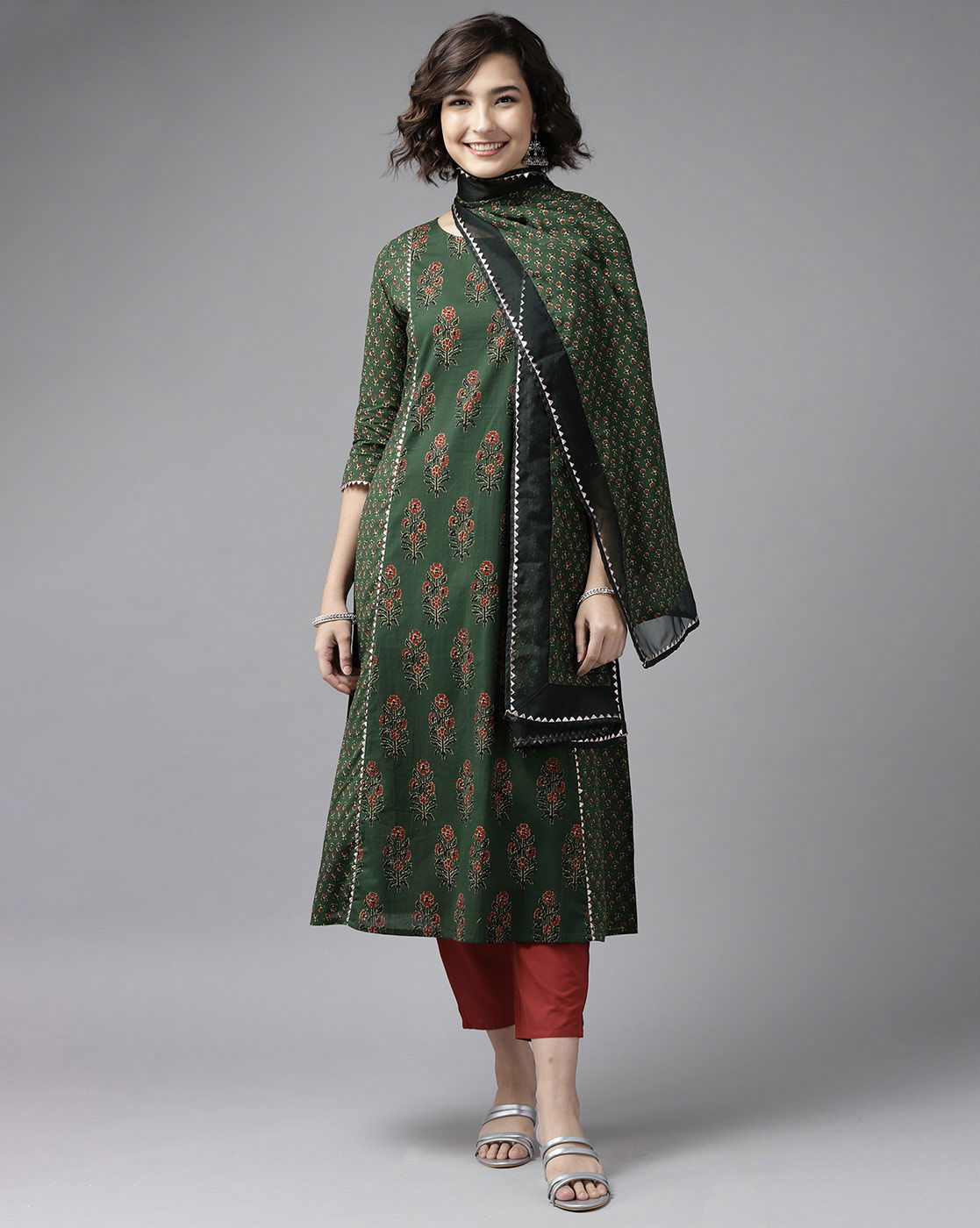 Indo Era Kurta 44 Festive Wear Cotton Printed Designer Ready Made Collection